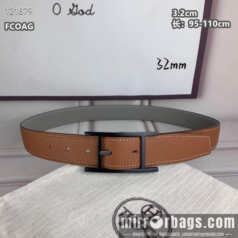 Replica Hermes belt 32mmX95-110cm 8L27