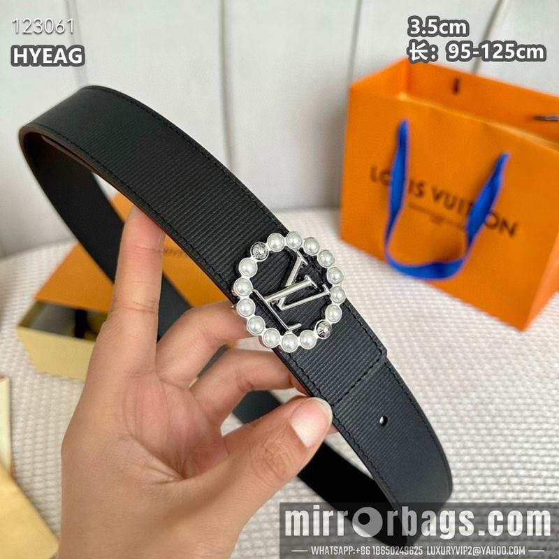 Replica LV belt 35mmX95-125cm 8L01