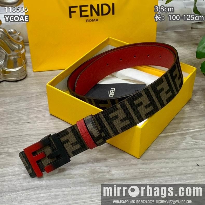 Replica Fendi belt 38mmX100-125cm 8L01