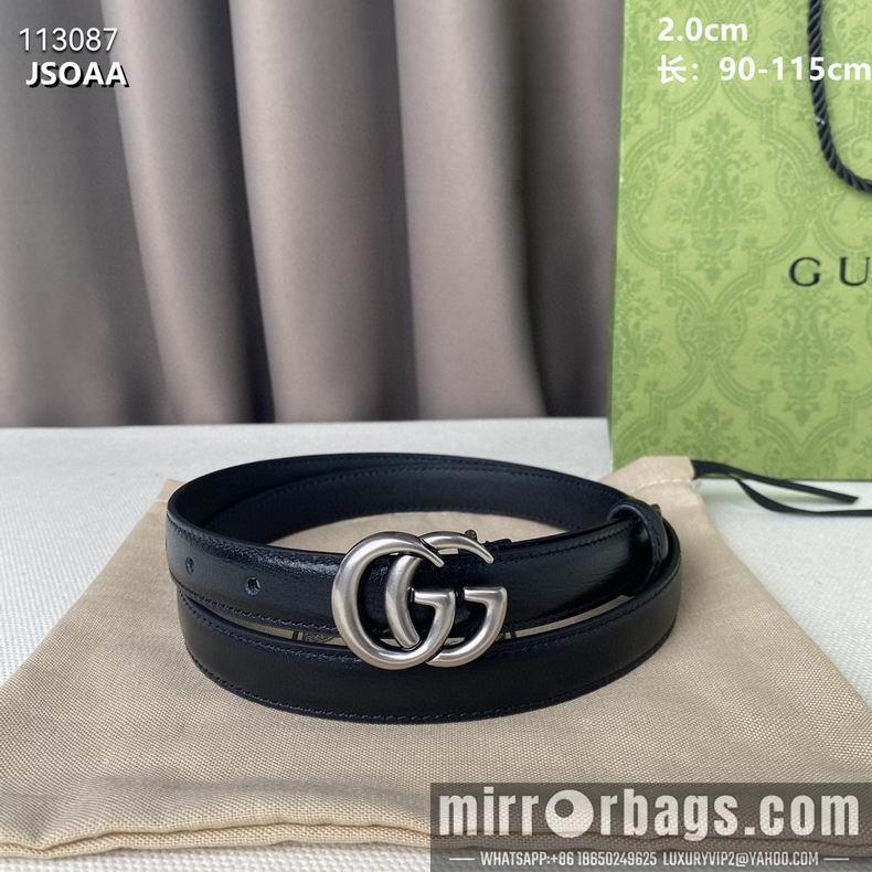 Replica Gucci belt 20mmX90-115cm 8L14