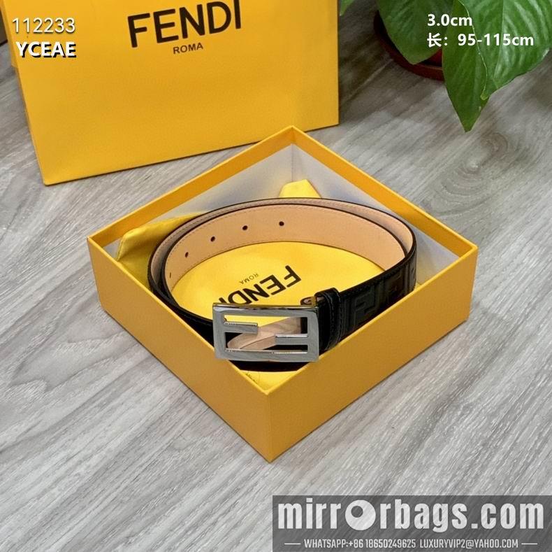 Replica Fendi Belt 30mmX95-115cm 8L09