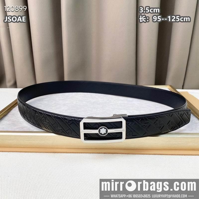 Replica Montblanc belt 自动带 35mmX95-125cm 8L072004