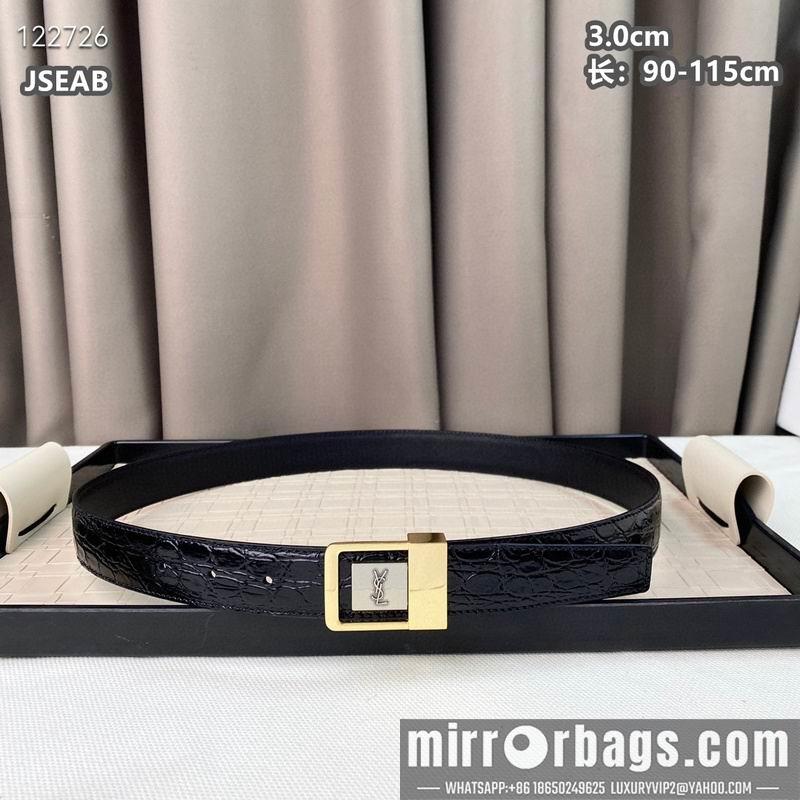 Replica YSL belt 30mm 90-115cm 8L06