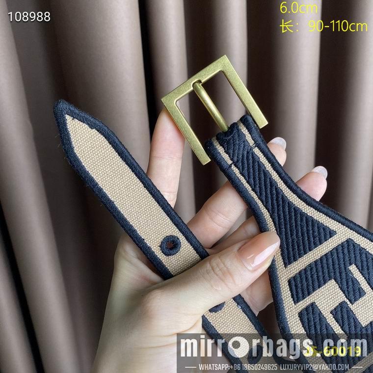 Replica Fendi Belt 60mmX90-110cm 8L02