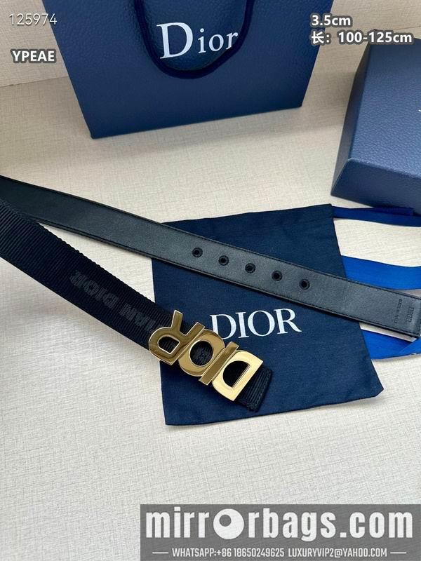Replica Dior belt 35mmX100-125cm 8L29