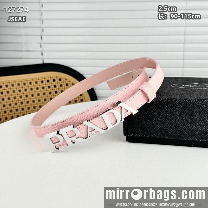 Replica Prada belt 25mmX90-115cm 8L04