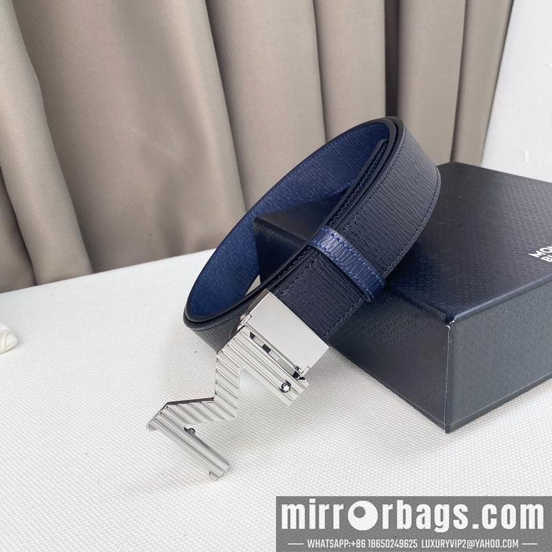 Replica Montblanc belt 35mmX95-125cm 7D07