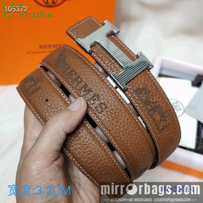 Replica Hermes Belt 32mmX95-125cm 8L03