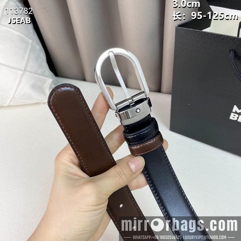 Replica Montblanc belt 30mmX95-125cm 8L03