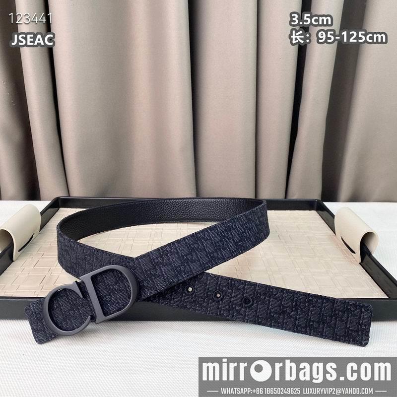 Replica Dior belt 35mmX95-125cm 8L24