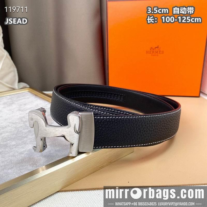 Replica Hermes belt 自动带35mmX100-125cm 8L040801