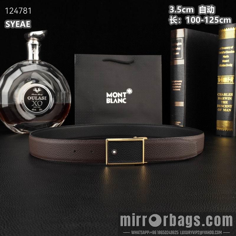 Replica Montlanc belt 35mmX100-125cm 8L33