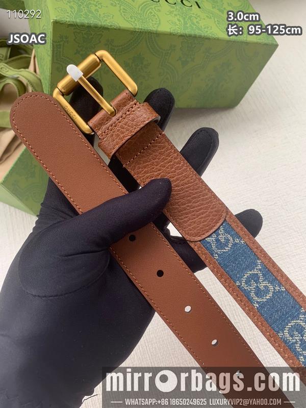 Replica Gucci belt 30mmX95-125cm 8L15