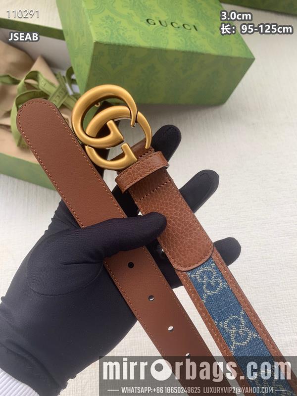 Replica Gucci belt 30mmX95-125cm 8L16