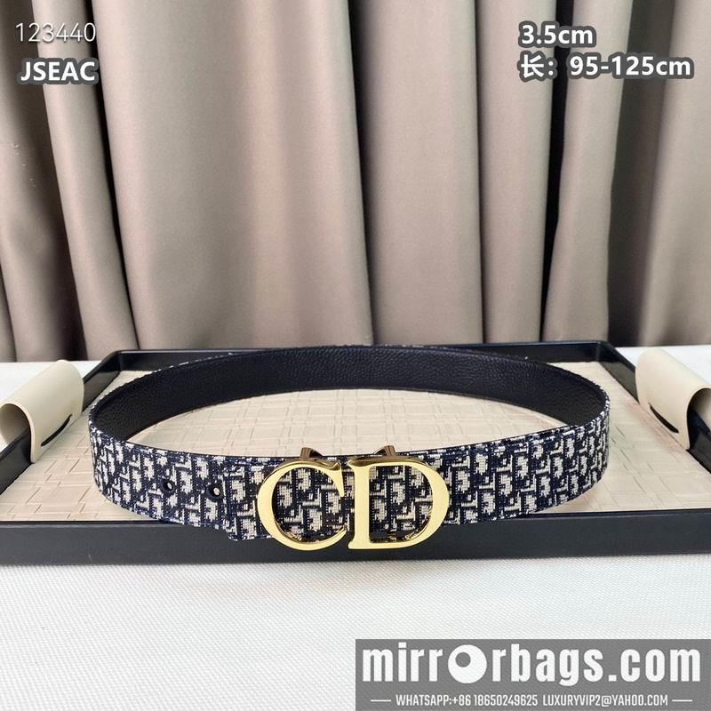 Replica Dior belt 35mmX95-125cm 8L24
