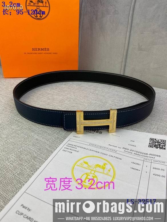 Replica Hermes Belt 32mmX95-125cm 8L01