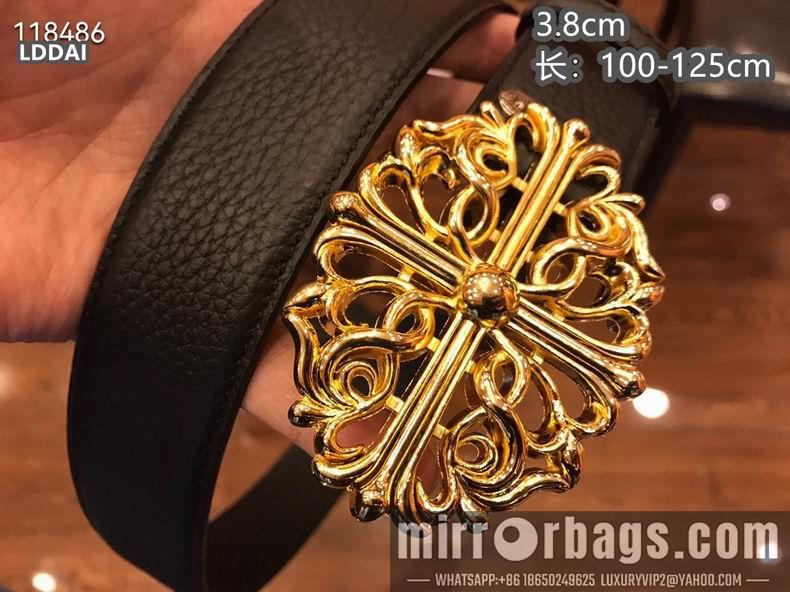 Replica Chrome Hearts belt 38mmX100-125cm 8L01