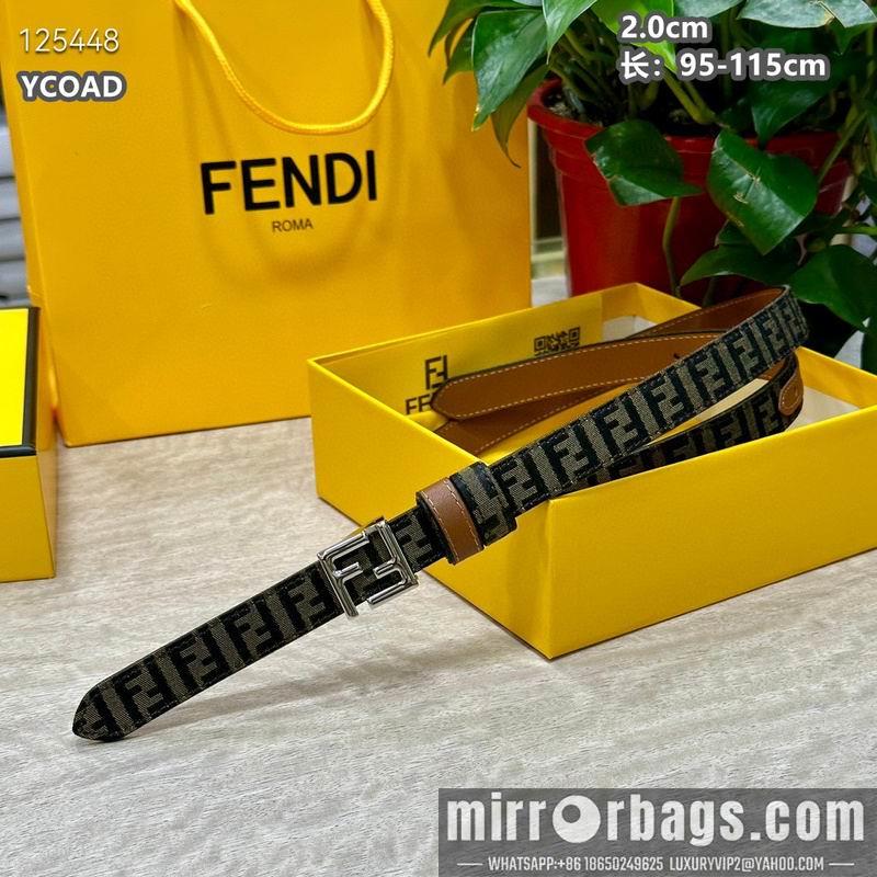 Replica Fendi belt 20mmX95-115cm 8L13