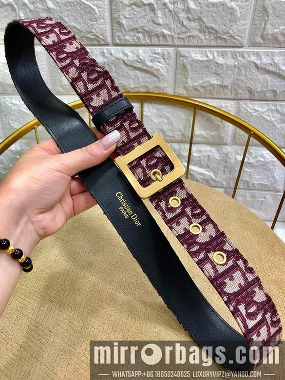 Replica Dior Belt 34mmX95-125cm 7D23