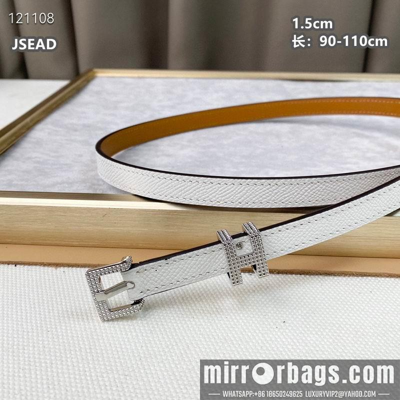 Replica Hermes belt 15mmX90-110cm 8L01