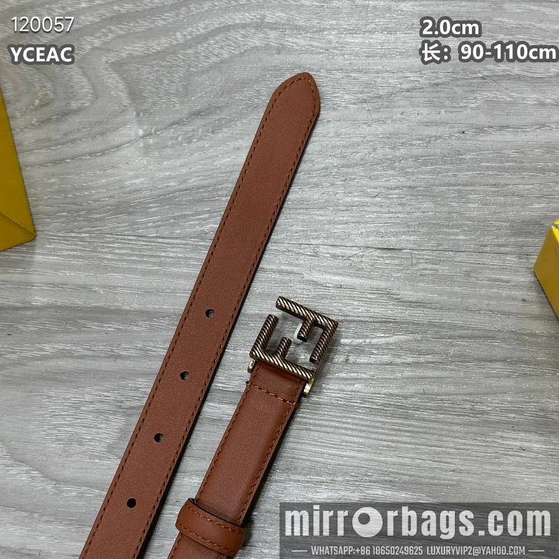 Replica Fendi belt 20mmX90-110cm 8L12