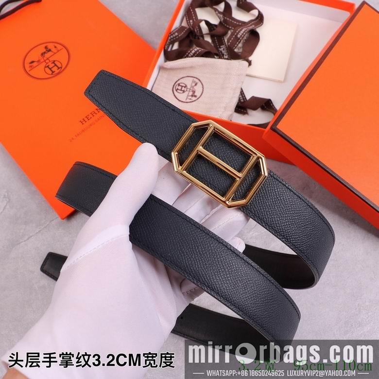 Replica Hermes Belt 32mmX95-110cm 7D24