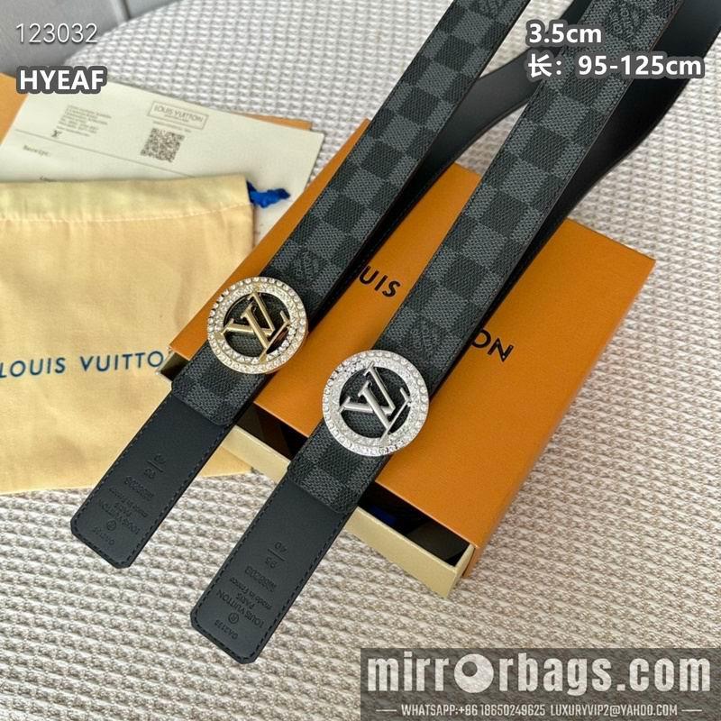 Replica LV belt 35mmX95-125cm 8L02