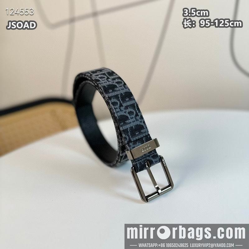 Replica Dior belt 35mmX95-125cm 8L28