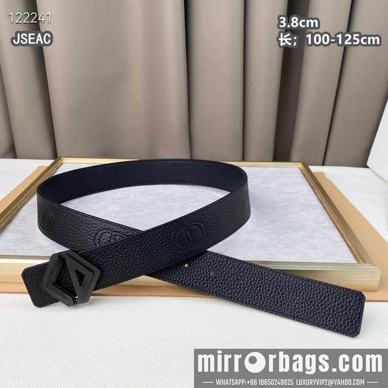 Replica Dior belt 38mmX100-125cm 8L08