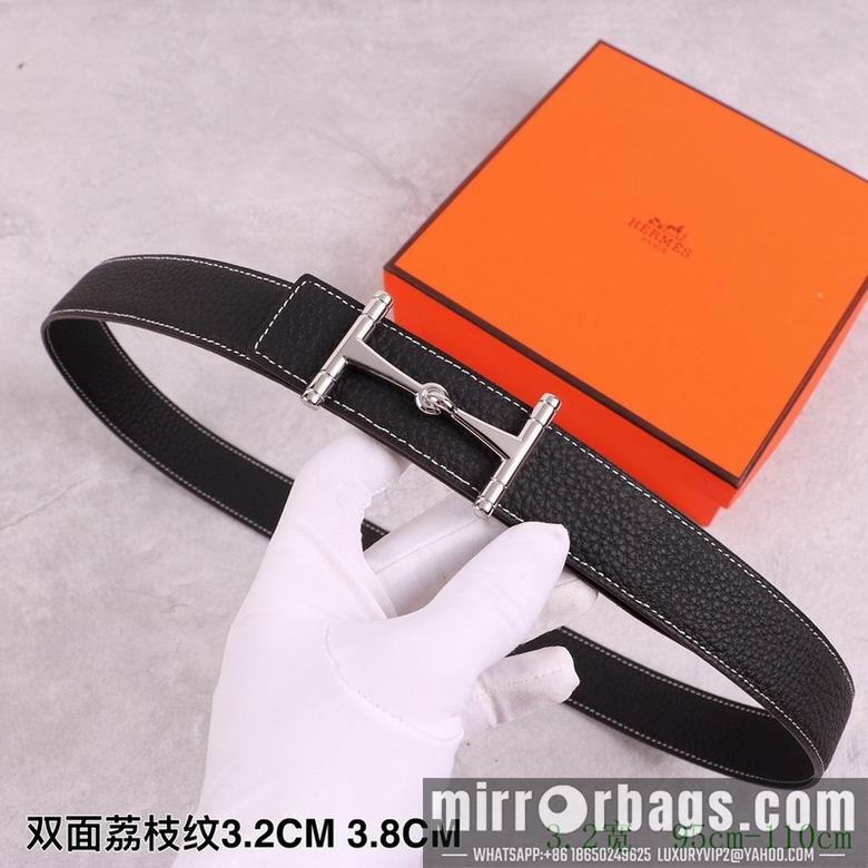 Replica Hermes Belt 32mmX95-110cm 7D24