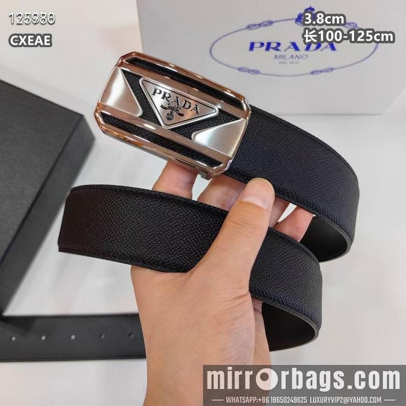 Replica Prada belt 38mmX100-125cm 8L02