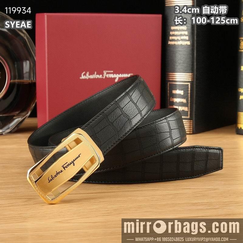 Replica Ferragamo belt 34mmX100-125cm 8L05