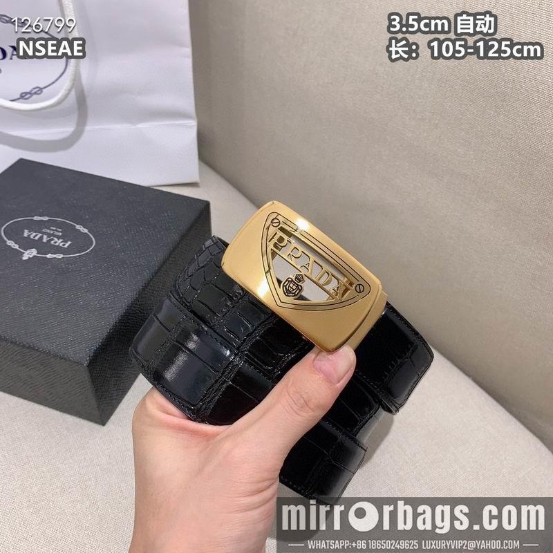 Replica Prada belt 35mmX105-125cm 8L62