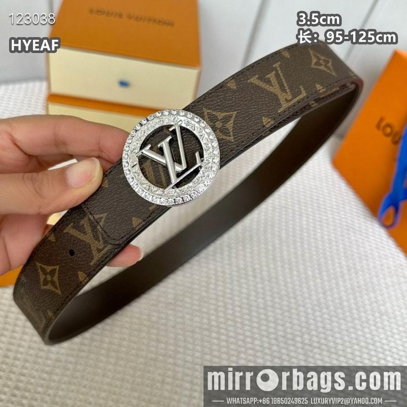 Replica LV belt 35mmX95-125cm 8L18