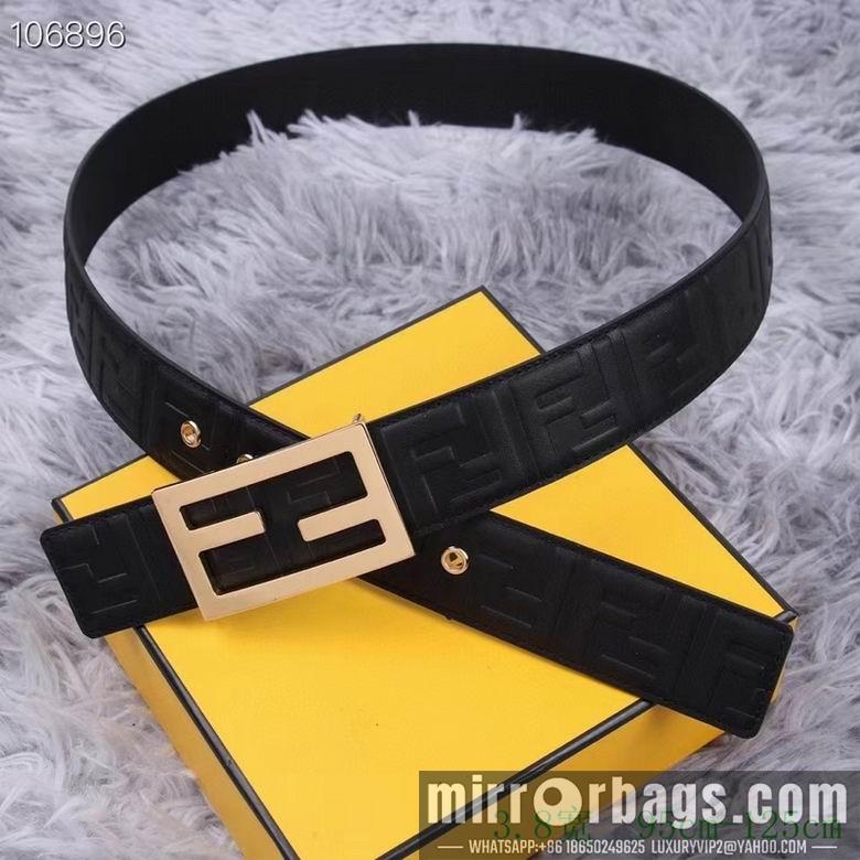 Replica Fendi Belt 38mmX95-125cm 7D89