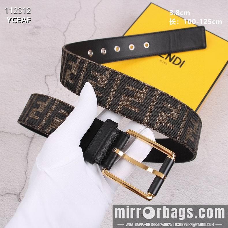 Replica Fendi Belt 38mmX100-125CM 8L20