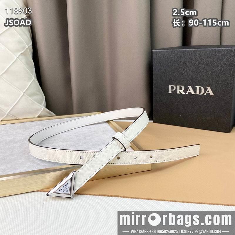 Replica Prada belt 25mmX90-115cm 8L040801