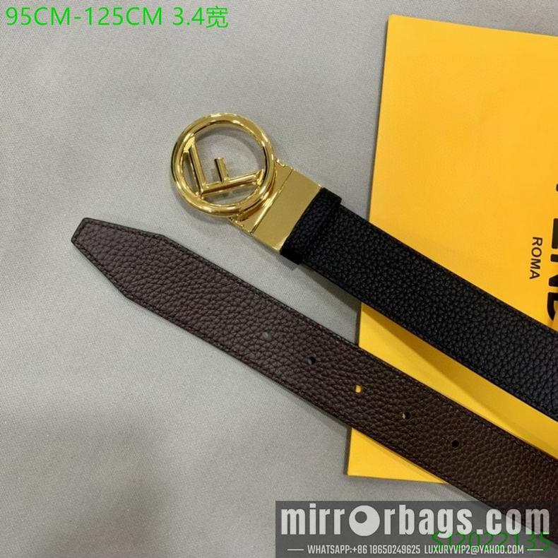 Replica Fendi Belt 34mmX95-125cm 7D06