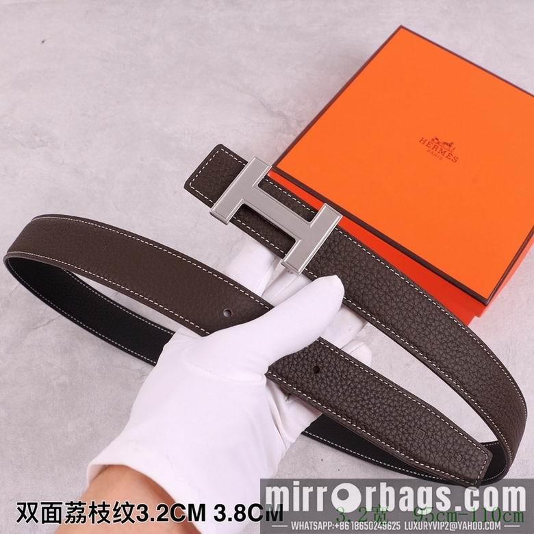 Replica Hermes Belt 32mmX95-110cm 7D24