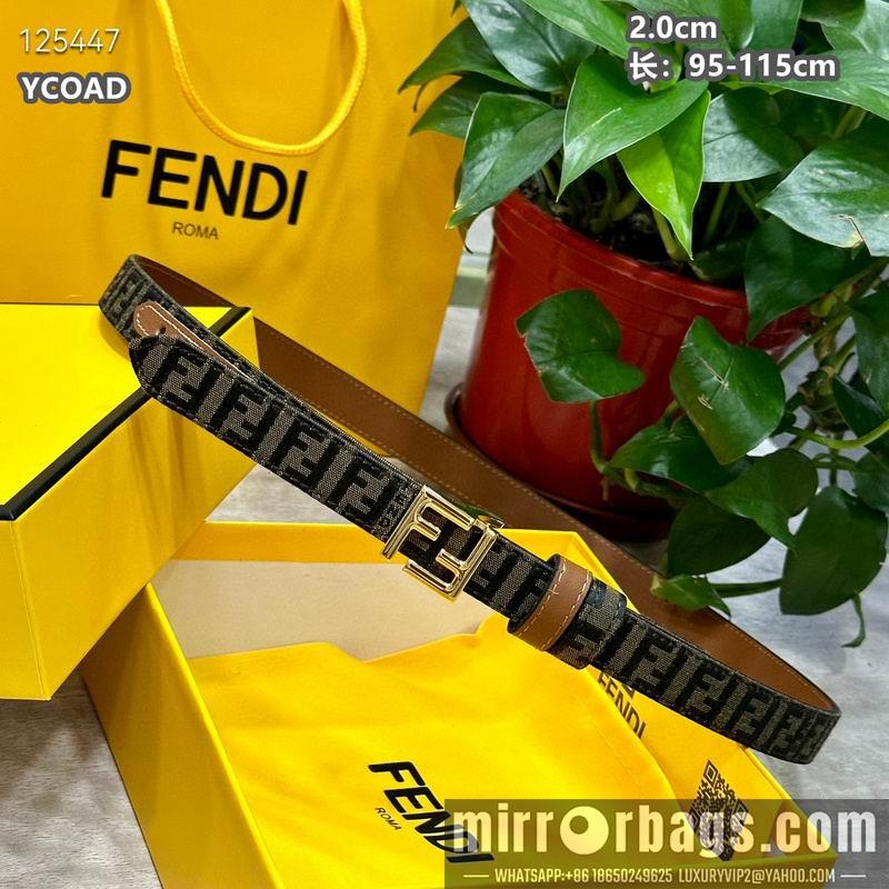 Replica Fendi belt 20mmX95-115cm 8L13