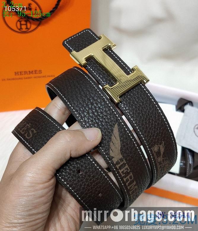 Replica Hermes Belt 32mmX95-125cm 8L03