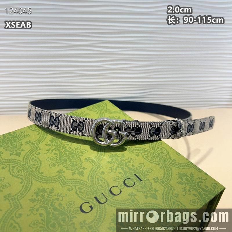 Replica Gucci belt 20mmX90-115cm 8L21