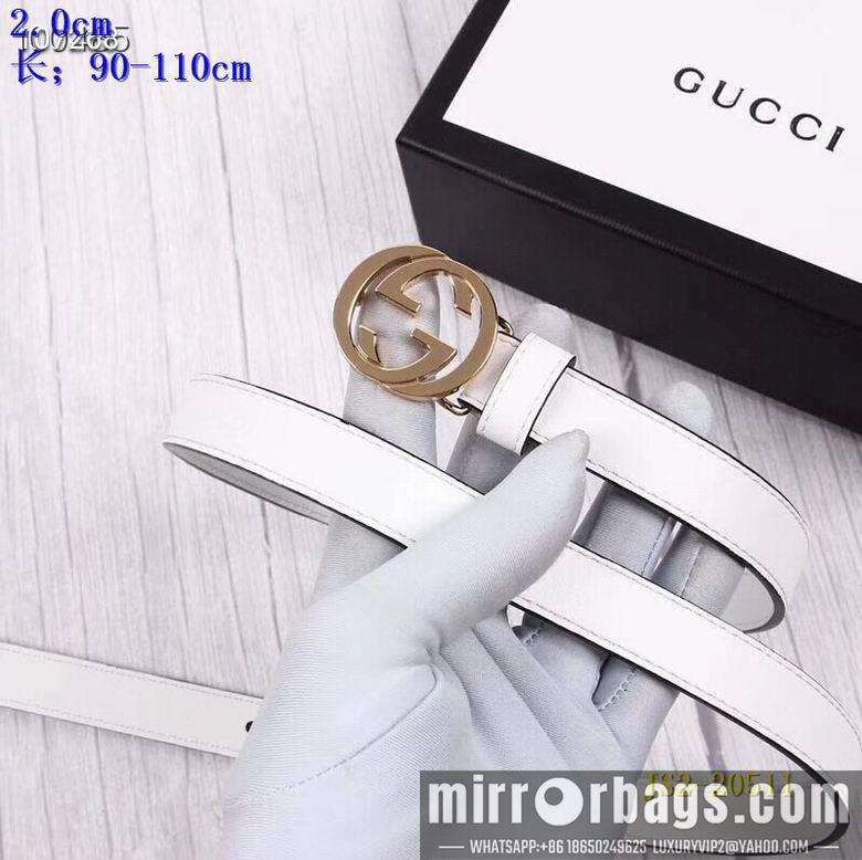 Replica Gucci belt 20mm 90-110cm 8L01