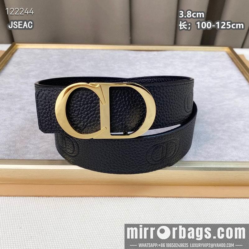 Replica Dior belt 38mmX100-125cm 8L07