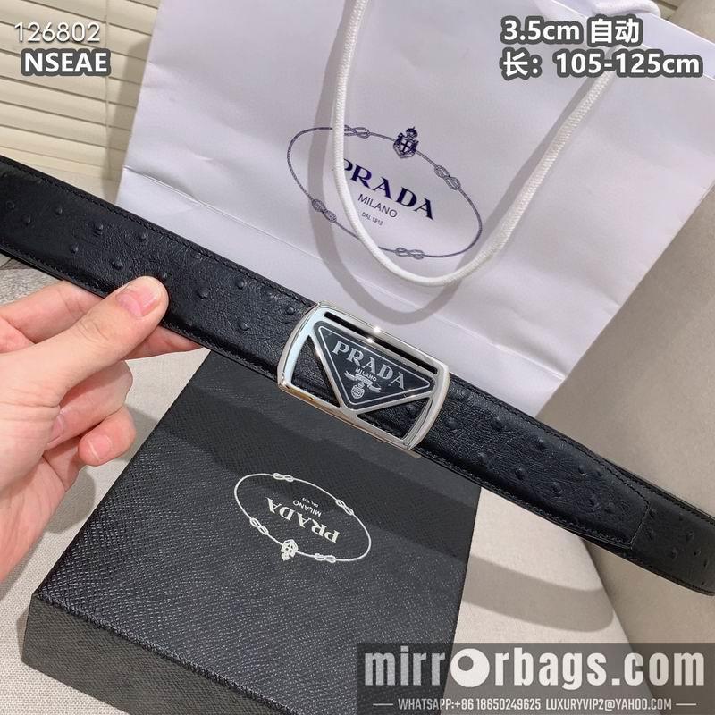 Replica Prada belt 35mmX105-125cm 8L62