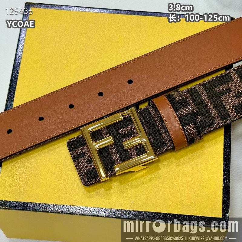 Replica Fendi belt 38mmX100-125cm 8L15