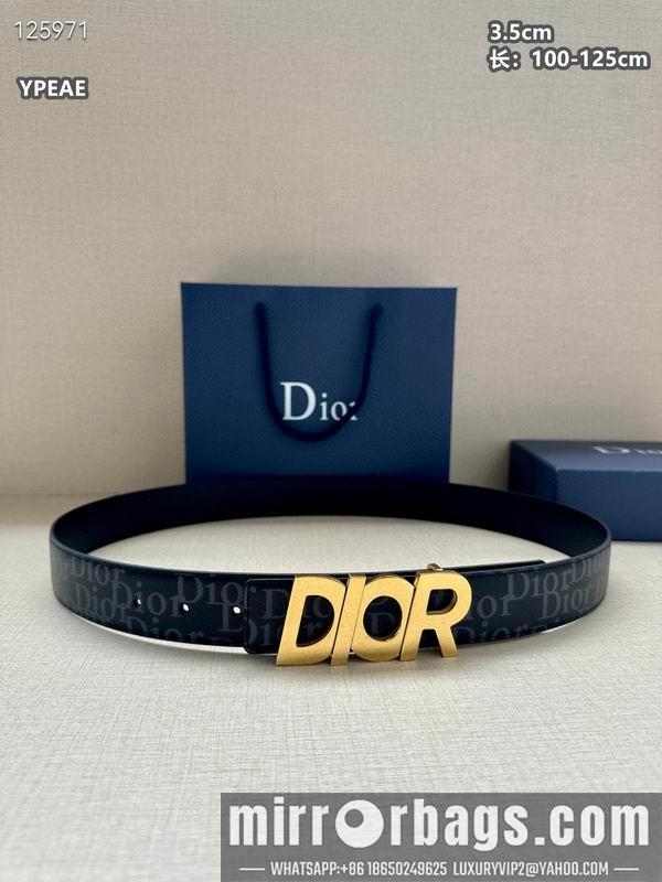 Replica Dior belt 35mmX100-125cm 8L29