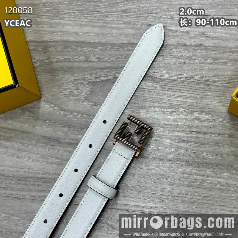 Replica Fendi belt 20mmX90-110cm 8L12