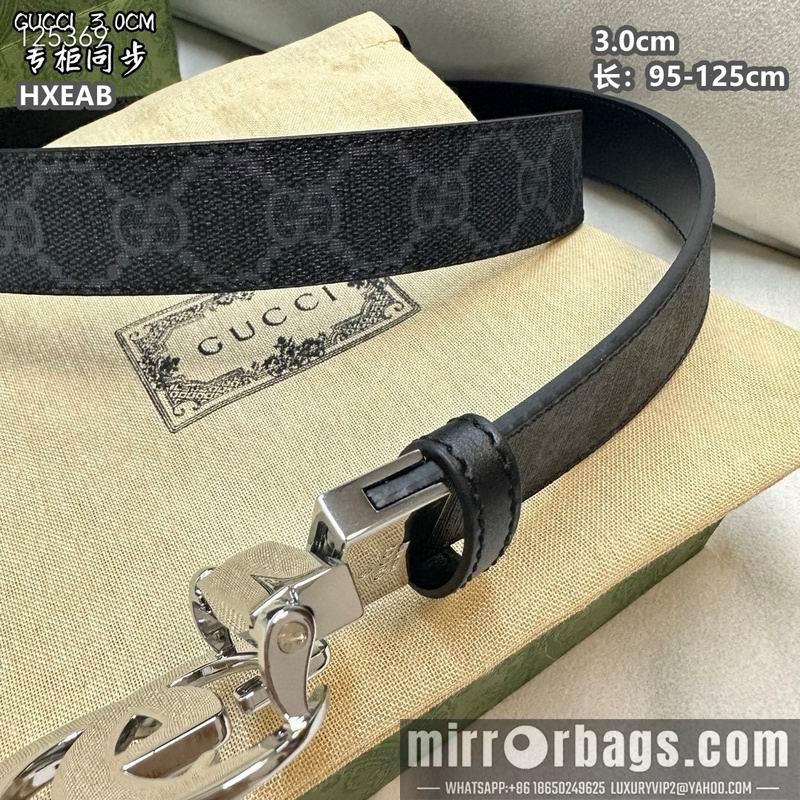 Replica Gucci belt 30mmX95-125cm 8L22