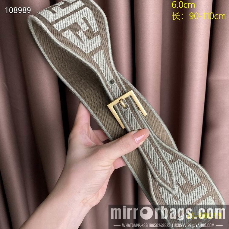 Replica Fendi Belt 60mmX90-110cm 8L02